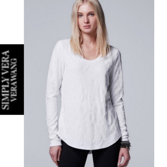simply vera wang long sleeve tops